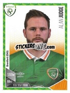 Sticker Alan Judge - Football 2017 n. 119 - Panini
