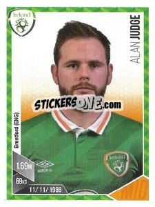 Sticker Alan Judge - Football 2017 - Panini