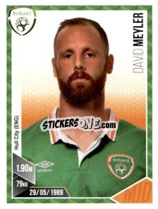 Sticker David Meyler - Football 2017 n. 122 - Panini