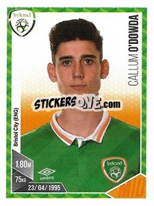Cromo Callum O'Dowda - Football 2017 n. 126 - Panini