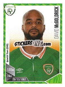 Sticker David McGoldrick - Football 2017 n. 129 - Panini