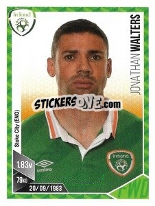 Sticker Jon Walters - Football 2017 n. 131 - Panini