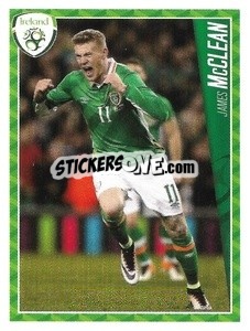 Sticker James McClean - Football 2017 n. 142 - Panini