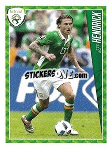 Sticker Jeff Hendrick - Football 2017 n. 143 - Panini
