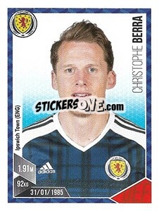 Sticker Christophe Berra - Football 2017 n. 152 - Panini