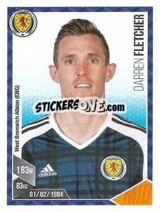 Sticker Darren Fletcher - Football 2017 n. 163 - Panini