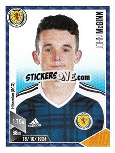 Sticker John McGinn - Football 2017 n. 166 - Panini