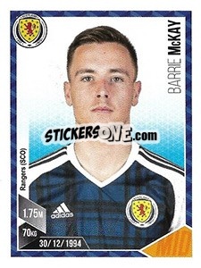Sticker Barrie McKay - Football 2017 n. 167 - Panini
