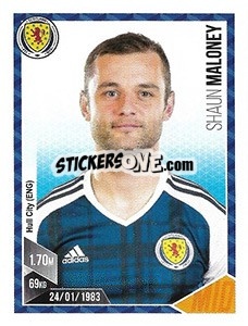 Sticker Shaun Maloney - Football 2017 n. 168 - Panini