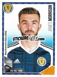 Sticker James Morrison - Football 2017 n. 169 - Panini