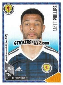 Sticker Matt Phillips - Football 2017 n. 173 - Panini