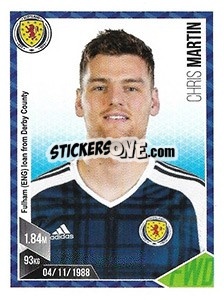 Sticker Chris Martin - Football 2017 n. 176 - Panini
