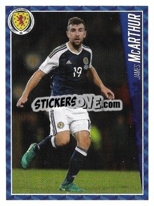 Sticker James McArthur - Football 2017 - Panini