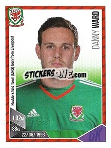 Figurina Danny Ward - Football 2017 - Panini