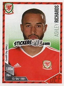 Cromo Ashley Richards - Football 2017 n. 197 - Panini
