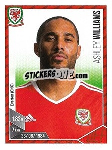 Sticker Ashley Williams - Football 2017 n. 201 - Panini