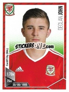 Figurina Declan John - Football 2017 - Panini