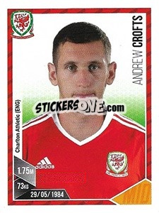 Sticker Andrew Crofts - Football 2017 n. 207 - Panini