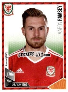 Sticker Aaron Ramsey - Football 2017 n. 211 - Panini