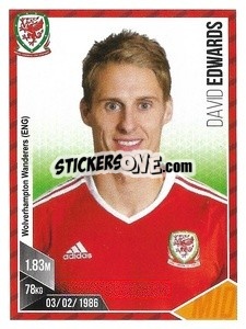 Sticker David Edwards - Football 2017 n. 213 - Panini