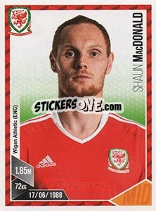 Cromo Shaun MacDonald - Football 2017 n. 215 - Panini
