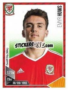 Cromo Emyr Huws - Football 2017 n. 217 - Panini