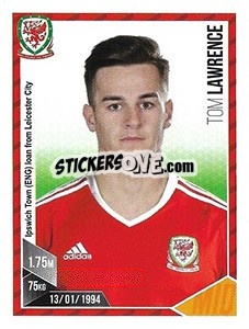 Sticker Tom Lawrence - Football 2017 n. 219 - Panini