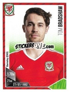 Sticker Tom Bradshaw - Football 2017 n. 224 - Panini