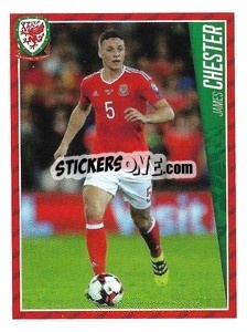 Sticker James Chester - Football 2017 n. 229 - Panini