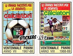 Figurina 1967-68 / 1968-69 - Calciatori 1980-1981 - Panini