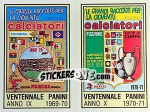 Sticker 1969-70 / 1970-71 - Calciatori 1980-1981 - Panini