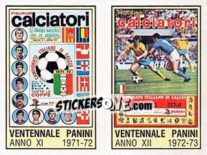 Sticker 1971-72 / 1972-73 - Calciatori 1980-1981 n. 6 - Panini