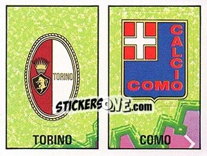 Sticker Stemma Torino / Como - Calciatori 1980-1981 n. 11 - Panini