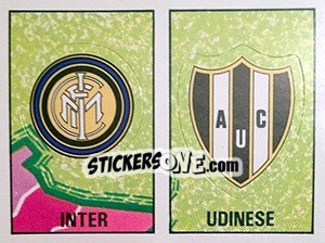Sticker Stemma Atalanta / Udenese - Calciatori 1980-1981 n. 12 - Panini