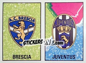 Sticker Stemma Brescia / Juventus - Calciatori 1980-1981 n. 13 - Panini