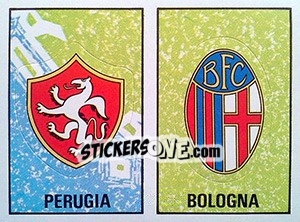 Sticker Stemma Cesena / Bologna - Calciatori 1980-1981 n. 14 - Panini