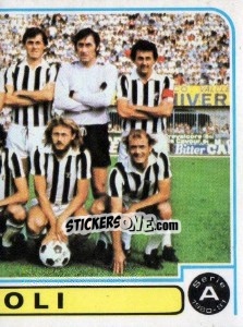 Figurina Squadra (puzzle 2) - Calciatori 1980-1981 - Panini