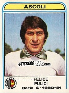 Sticker Felice Pulici - Calciatori 1980-1981 - Panini