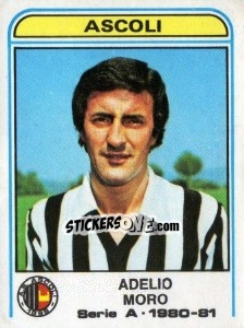 Figurina Adelio Moro - Calciatori 1980-1981 - Panini