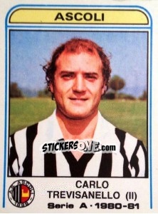 Sticker Carlo Trevisanello - Calciatori 1980-1981 n. 35 - Panini