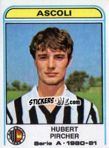 Sticker Hubert Pircher - Calciatori 1980-1981 n. 37 - Panini