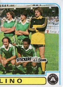 Figurina Squadra (puzzle 2) - Calciatori 1980-1981 - Panini