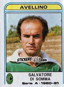 Cromo Salvatore Di Somma - Calciatori 1980-1981 - Panini