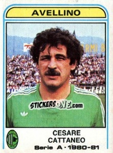 Cromo Cesare Cattaneo - Calciatori 1980-1981 - Panini