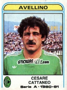 Sticker Cesare Cattaneo - Calciatori 1980-1981 n. 44 - Panini