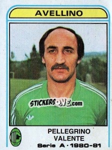 Sticker Pellegrino Valente - Calciatori 1980-1981 n. 46 - Panini
