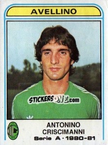 Sticker Antonino Criscimanni - Calciatori 1980-1981 n. 47 - Panini