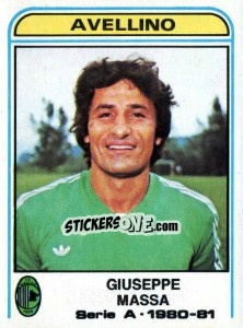 Sticker Giuseppe Massa - Calciatori 1980-1981 n. 51 - Panini