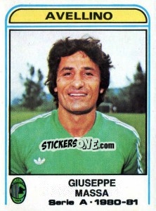 Figurina Giuseppe Massa - Calciatori 1980-1981 - Panini