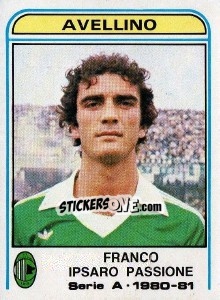 Sticker Franco Ipsaro Passione - Calciatori 1980-1981 - Panini